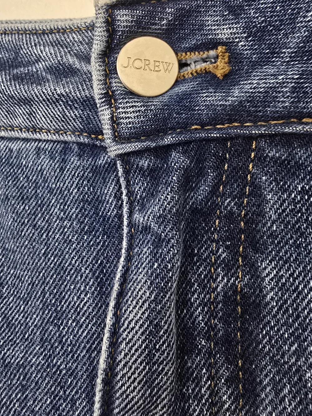 J Crew High-Rise Barrel Jeans, Medium Blue, Size 31T, Euc